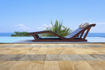 Pose de carrelage extérieur en grès cérame dans la région de Montauban